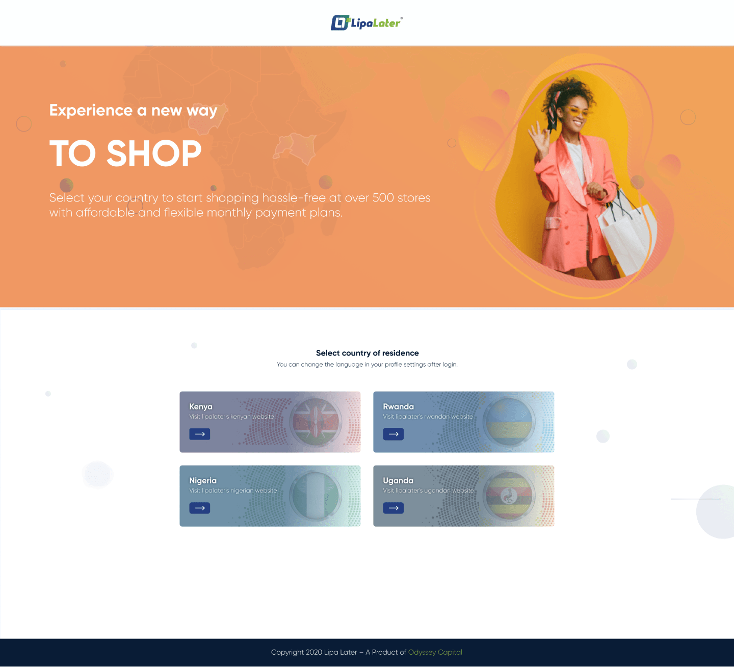 Lipalater ecommerce website homepage 02