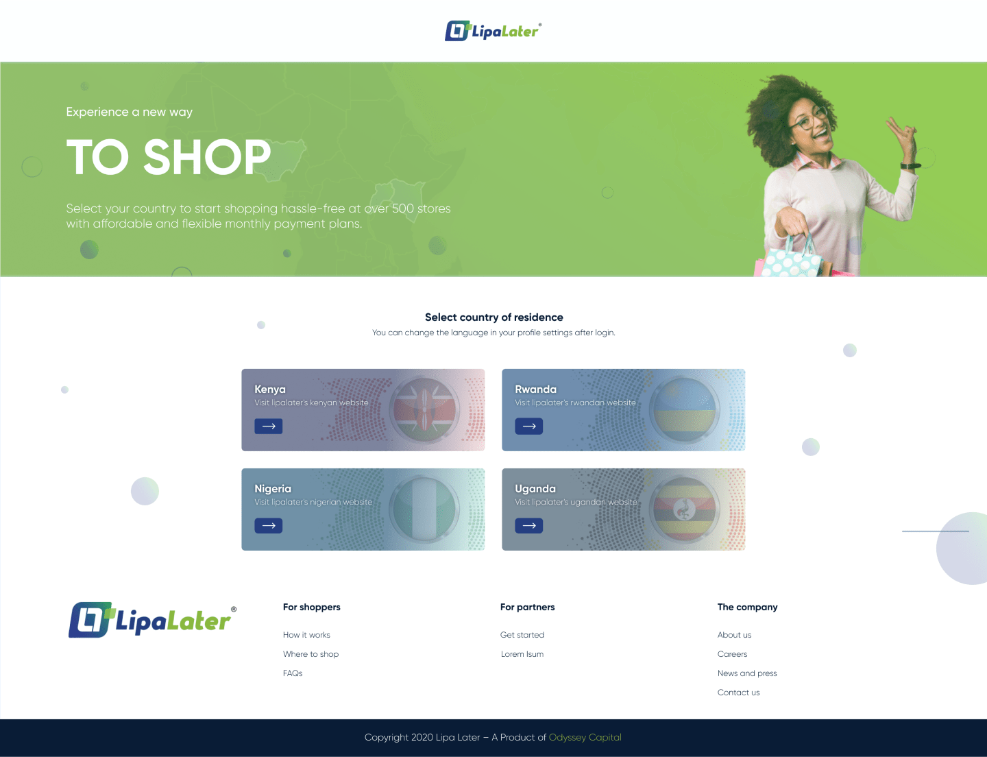 Lipalater ecommerce website homepage 03